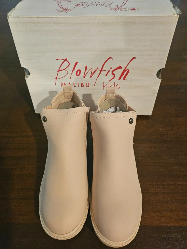 Bota de Lluvia Blowfish Niña Niño Rainey-K Rosa Claro Goma Talla 4 1/2 Foto 2 de 4