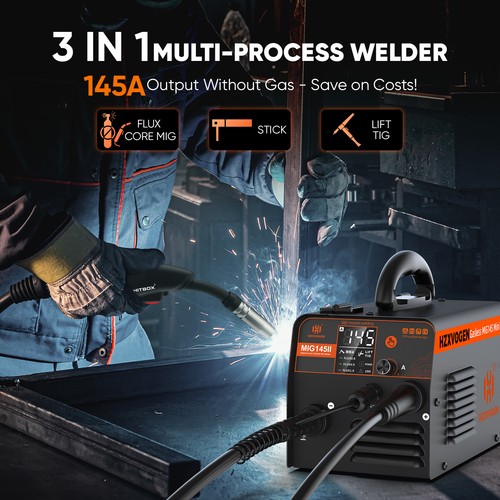 3-IN-1 MIG Welder 110V/220V MIG Welding Machine Gasless MIG/MMA/Lift TIG&Torch - Picture 3 of 10