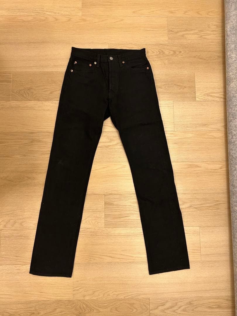 Sugar Cane Lot 470 1947 Model 13oz Black Denim Slim Fit Jeans W30 L34 #170