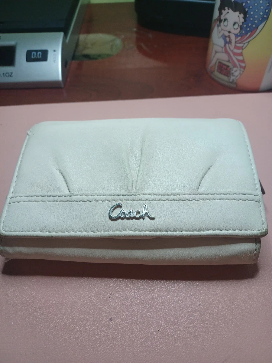 Coach White Wallets for Women with Vintage for sale | eBay