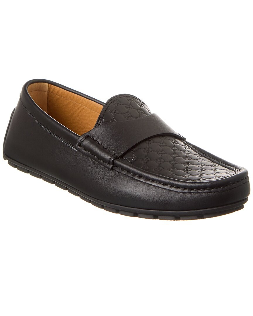 Gucci Microguccissima Leather Driver Мужской черный 55 95290₽
