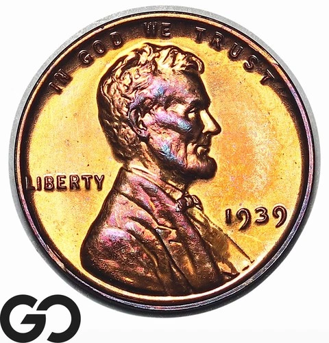 1939 Lincoln Cent Wheat Penny PROOF, Gem PR++