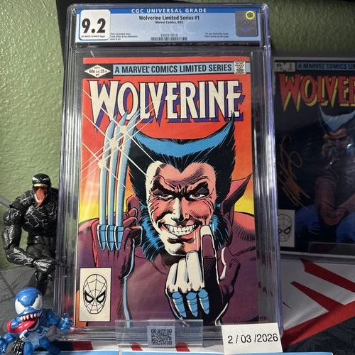 Wolverine #1 CGC 9.2 Graded (September 1982) 🔑 MAJOR  KEY ISSUE 🔑