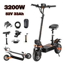 Cheevalry S10 3200W Dual Motor 33Ah Electric Scooter Off Road E-Scooter 43 MPH