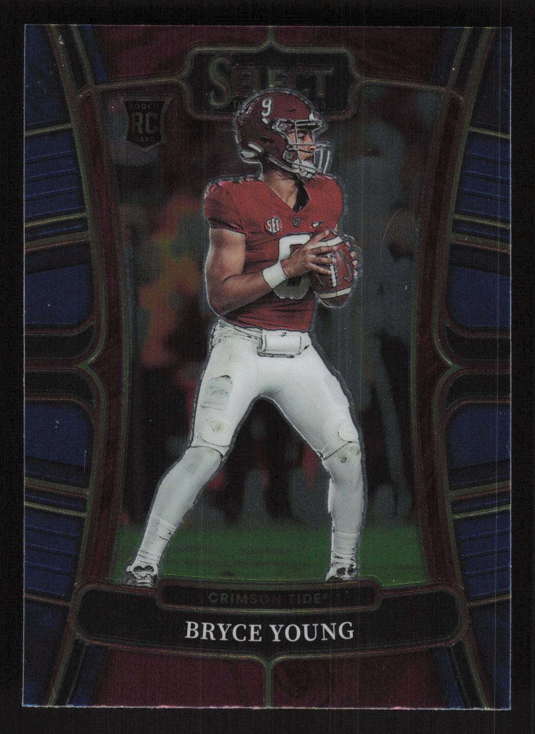 2023 Panini Select Draft Picks #1 Bryce Young Blue RC Card TCCCX B