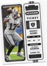 2022 PANINI PLAYOFF CONTENDERS DAVANTE ADAMS #67 RAIDERS