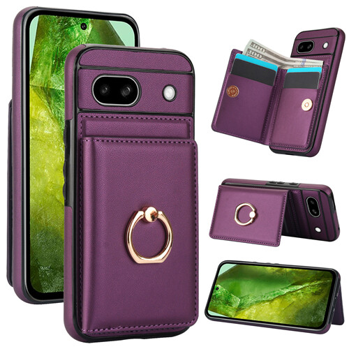 For Google Pixel 8 Pro 8A 8 6A Leather Wallet Card Holder Stand Flip Case Cover - Bild 22 von 23