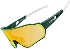 ROCKBROS Cycling Polarized SunGlasses Men Full Frame Outdoor Sports Fish Eyewear