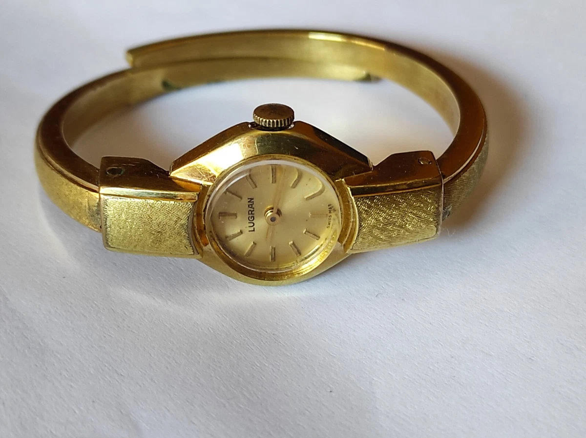 Lugran fine Swiss luxury women s mechanical movement gold plated