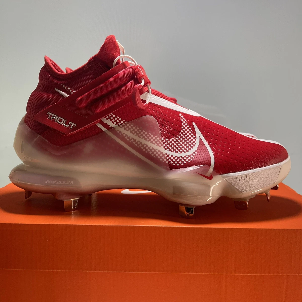 red mike trout cleats