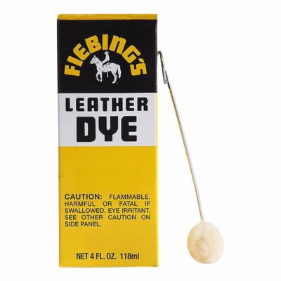 Fiebing's Leather Dye w/ Applicator -All COLORS- 4 OZ  |Not for CA Customers|