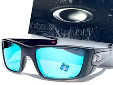 OAKLEY FUEL CELL Matte Black POLARIZED PRIZM Deep Water Lens Sunglass 9096-D8