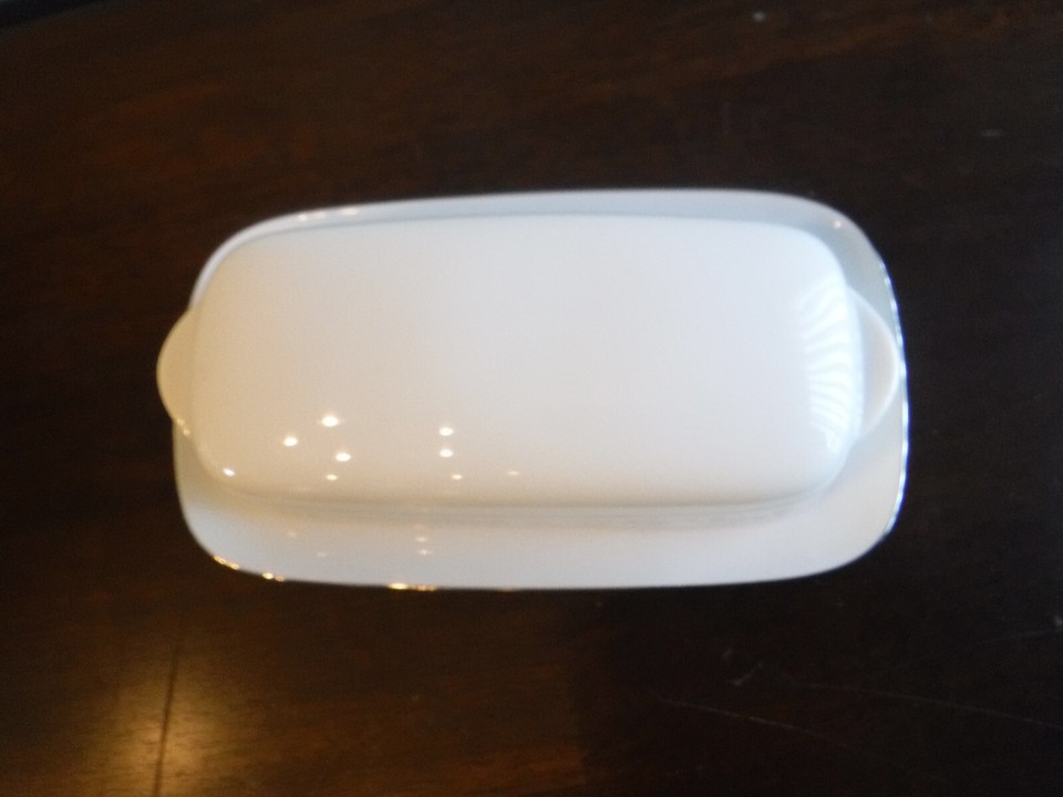 Noritake Marywood Covered Butter Dish very niceseldom used eBay
