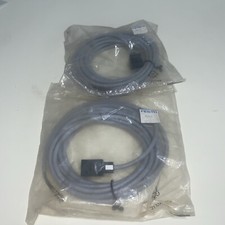 LOT OF 2 NEW FESTO 30941 PLUG SOCKETS W/ CABLES