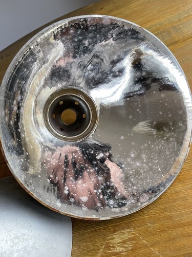 💡 Vintage Antique industrial “GECORAY” G.E.C Glass Pendant Light Lamp 💡 - Picture 7 of 12