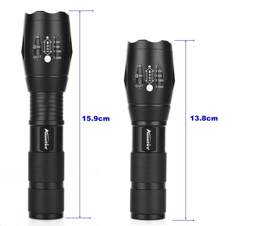 Alonefire Cree XML-T6 LED Torche Tactique Militaire Avec Zoom 2000