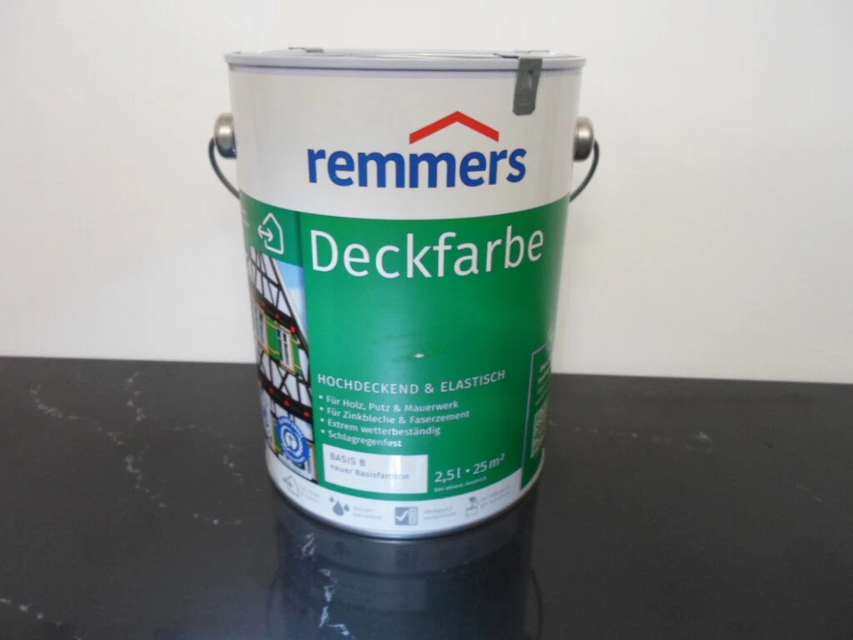 Remmers Deckfarbe - Sonderfarbton J027, Hochdeckend & Elastisch - Bild 4 von 4