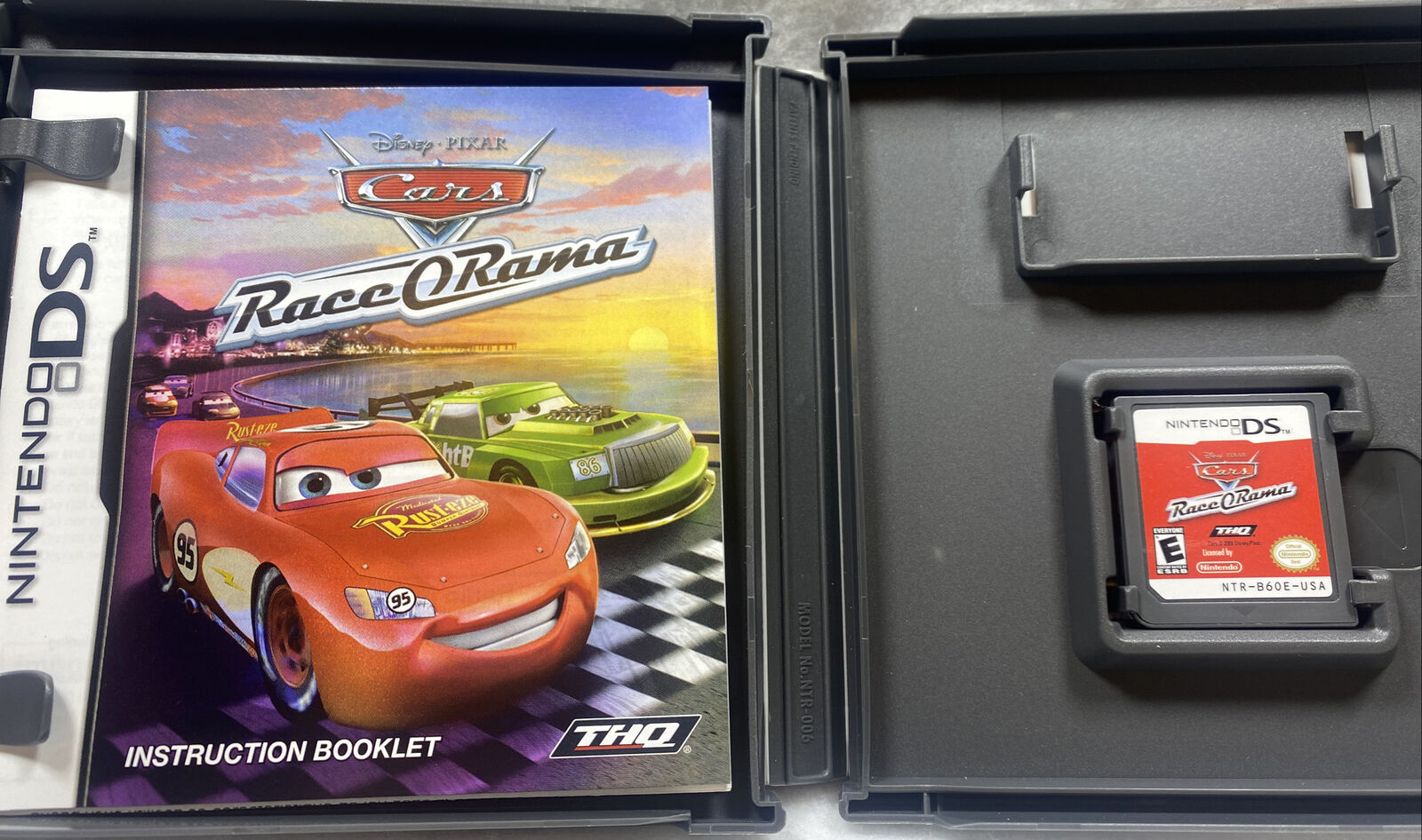 Disney Cars Race-O-Rama (Nintendo DS, 2009) Complete With Manual