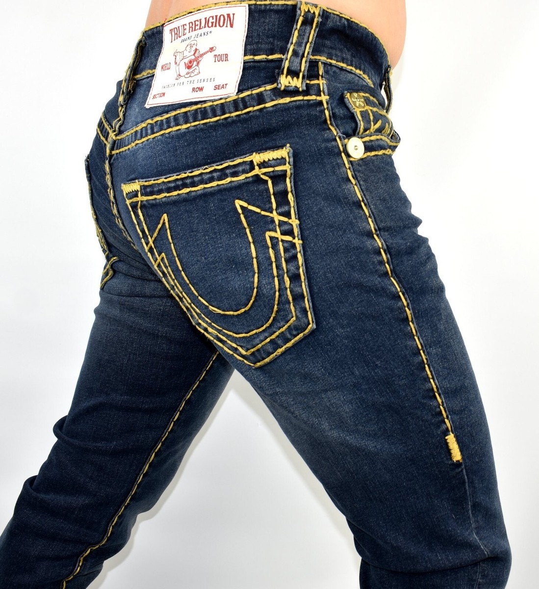 パンツ TRUE RELIGION JEANS 6POCKET 32 SUPER T ROCCO SUPER T FLAP SKINNY JEAN 32