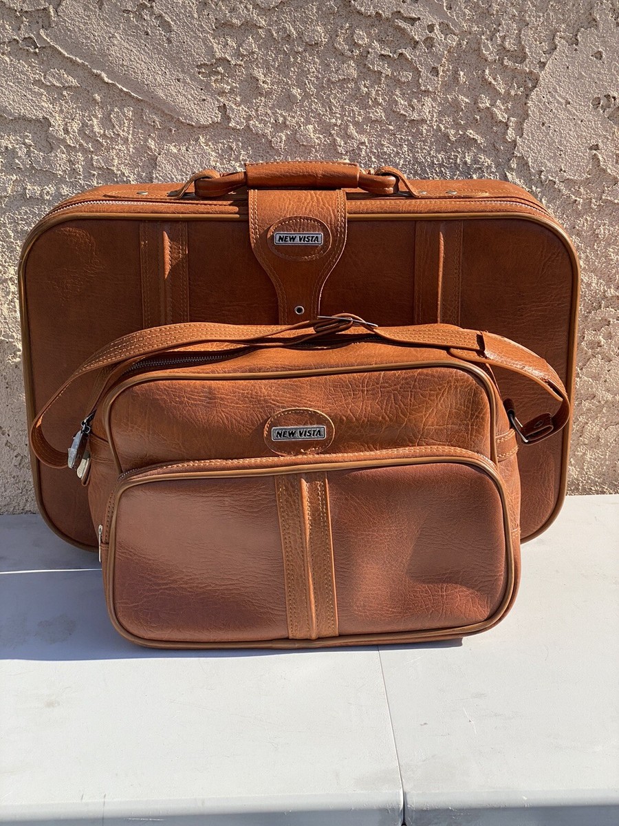 ▪️【VINTAGE SET】 Amazon.com | NZBZ Vintage Luggage Sets for Women, PU Leather Retro