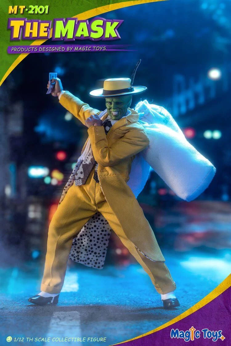 Magic Toys 1/12 MT2101 The Mask Geek Jim Carrey Male Action Figure Collectable T