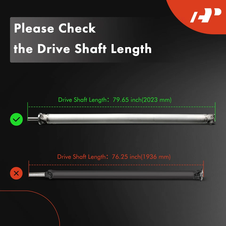 Conjunto de eje de transmisión trasero A-Premium para Ford E-150 08-14 E-250 Econoline Foto 2 de 4