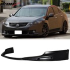 Fits 09-10 Acura TSX CU1 JDM S Style Front Bumper Lip Spoiler PU Unpainted Kit