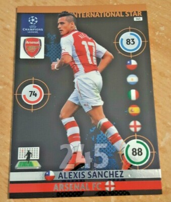 Alexis SANCHEZ / Arsenal FC / Panini / S2013-14 / International Star Card