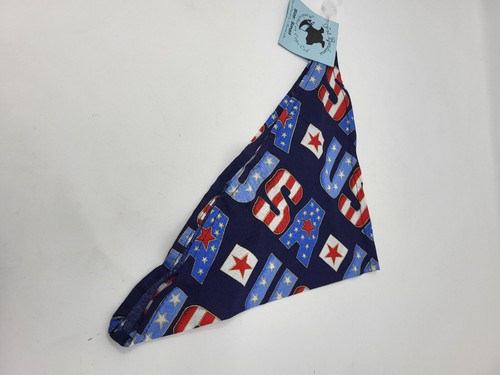 Kleines Haustier Bandana USA patriotisch 4. Juli Amerika Thema Neu - Bild 3 von 5
