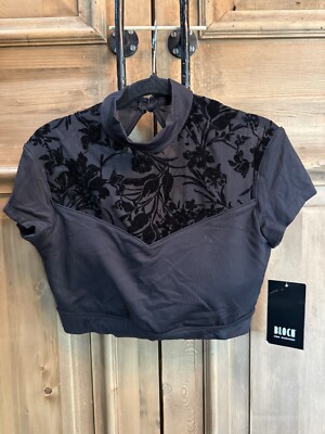 BLOCH CROP - NEW WITH TAG - ADULT SMALL - EXCELLENT CONDITION - FREE SHIPPING!