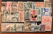 Timbres Oblitérés AMERIQUE du SUD  Lot 25 timbres   (Ref AS3)