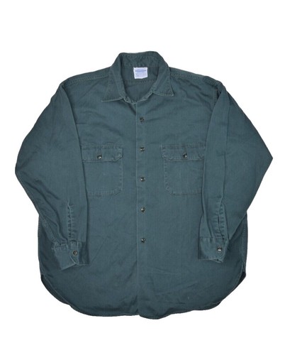Edwina Horl Long Sleeve Shirt, Small, Cotton, Green, eh38sh-03-14b