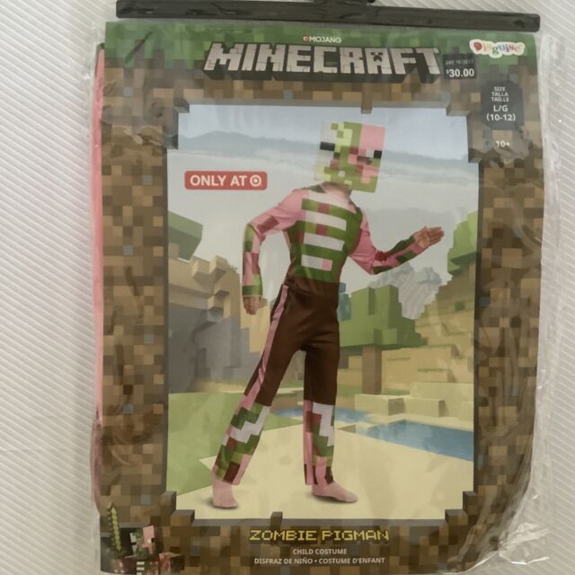 Zombie Pigman Minecraft Game Halloween Costume Character Mask Size Large For Sale Online Ebay