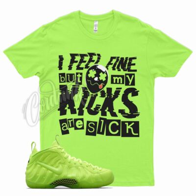 lime green foamposite shirt