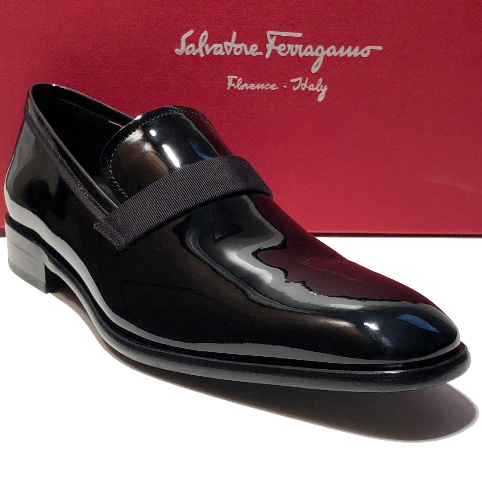 Salvatore Ferragamo Antoane Patent Loafer, Black