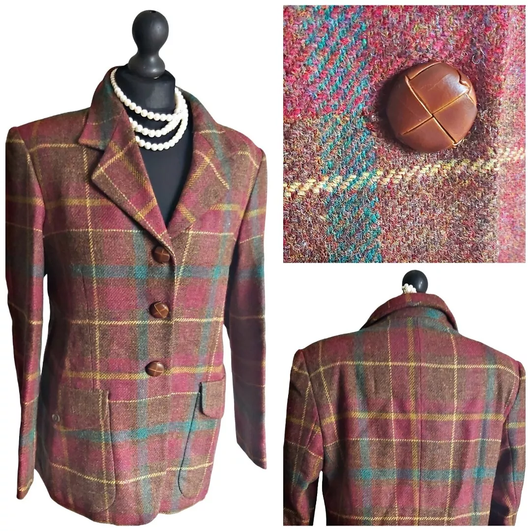 Ladies fitted tweed jacket discount