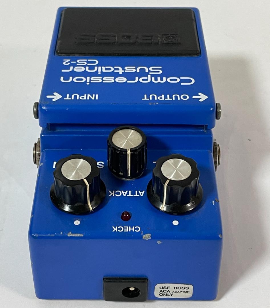 Boss CS-2 Compression Sustainer Guitar Effect Pedal Used Audio