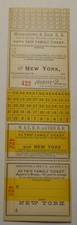 Old unused Morristown & Erie Railroad 50-trip...