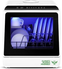 Countertop Dishwasher 5L Built-in Water Tank Inlet Hose 6 Program 10