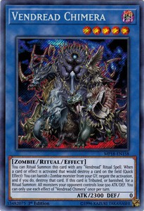 Vendread Chimera - MP18-EN158 - Secret Rare - 1st Edition x3 - Near Mint
