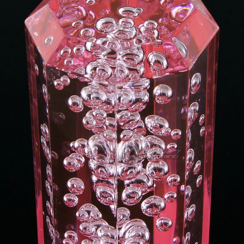 JDM VIP Diamante Cristal Manual Burbuja Cambio Perilla 150mm ROSA Para BMW AUDI Foto 3 de 4