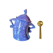 Canister With Attitude,Cute Sassy Tea Pot Storage Canister with Airtight Lid Fun