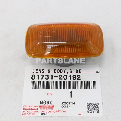 2013-2018 Toyota Side Turn Signal Lamp Lens RH/LH 2013-2018 Toyota Side Turn Signal Lamp Lens RH/LH