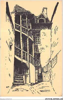 AFCP3-58-0344 - The Old NEVERS - Drawings by G TARDY - Old Court - 8 - r