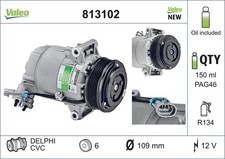 Kompressor Klimaanlage VALEO CORE-FLEX 813102 für A05 OPEL A04 ZAFIRA ASTRA 12V