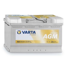 VARTA A6 (F21) Autobatterie, 80Ah 12V, Dynamic AGM, 580901080