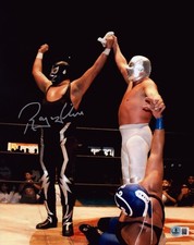 Rayo De Jalisco Jr Signed 11x14 Photo BAS COA CMLL Lucha Libre El Hijo del Santo