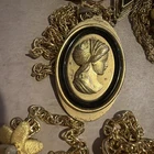 VTG 20 PC LOT  Gold Tone Costume Jewelry Heavy Wearable Some Signed A10-G