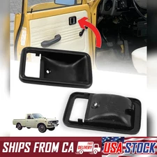Inner Door Handle Bezel Black For Toyota Hilux RN20 Corolla KE30 TE31 1972-1978