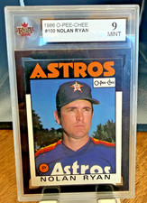 1986 O-Pee-Chee Nolan Ryan KSA 9 Rare